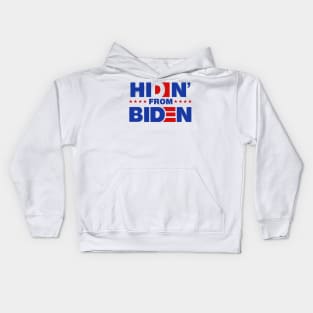 Hidin From Biden Kids Hoodie